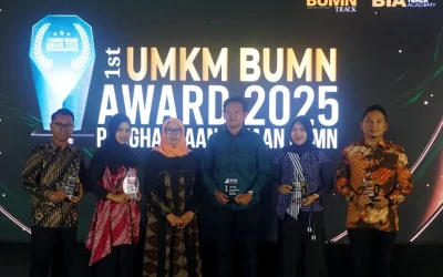WEGE Raih The Most Committed BUMN Pembina UMKM 2025: Dukung UMKM Naik Kelas Lewat Strategi Berkelanjutan