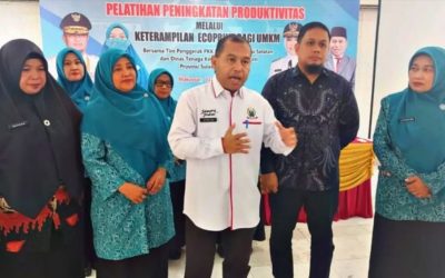 Sinergi Disnakertrans dan TP-PKK Sulsel: Pelatihan Ecoprint untuk Dorong Produktivitas UMKM